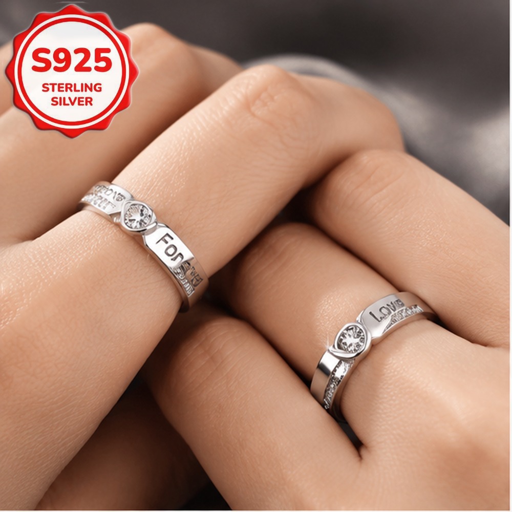 S925 Hypoallergenic "Endless Love" Couple's Ring